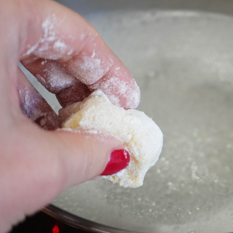 Step 8. Cook gnocchi