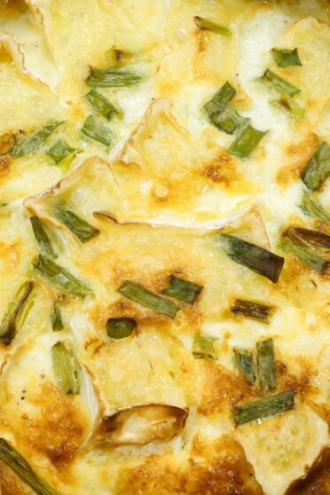 Camambert Quiche in a form