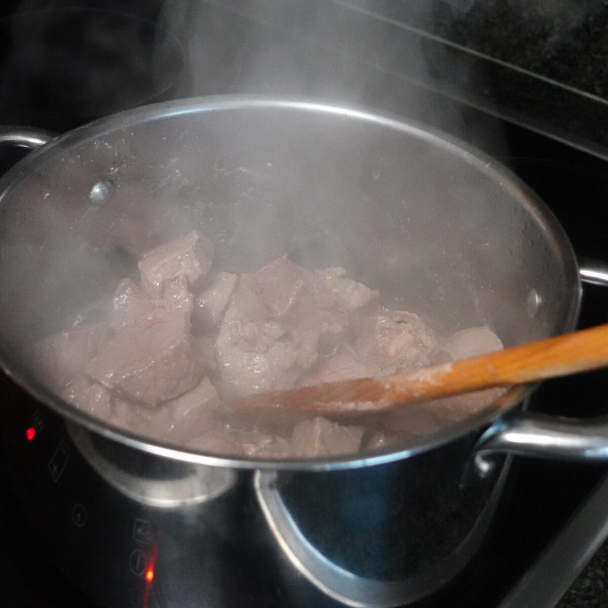 Step 3. Season and sear meat