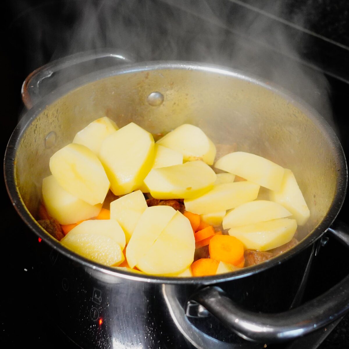 Step 4. Peel and cut vegetables
