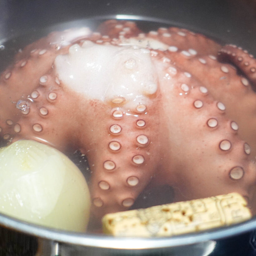 Step 4. Prepare & Cook Octopus