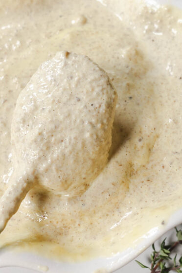 Truffle Mushroom Mayo in a bowl.