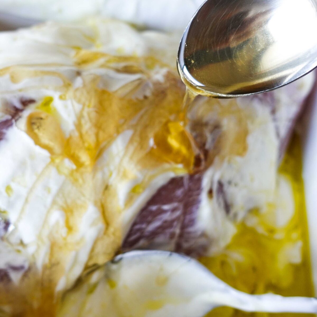Step 3. Add sour cream and honey