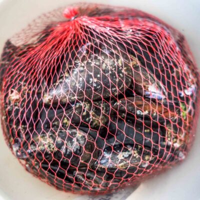 Step 2. Soak & rinse mussels