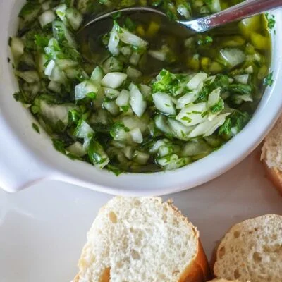 Portuguese salsa verde