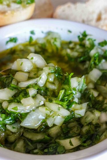 Salsa Verde served