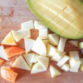 Step 2. Chop and add