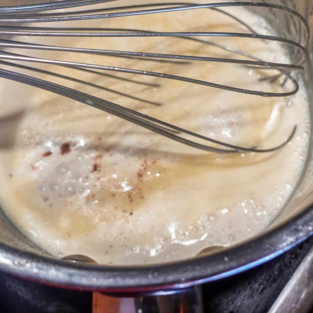 Step 4. Add milk