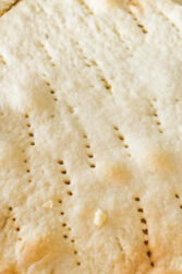 Demonstrating the holes from a fork inside the Easy Puff Pastry Dough