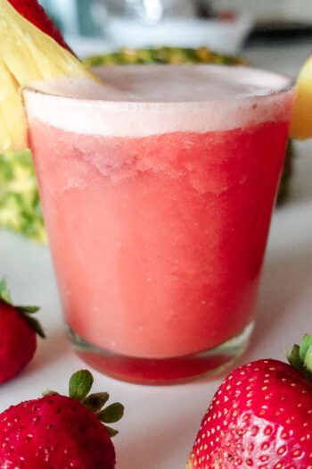 Rum Pineapple Strawberry Cocktail Recipe