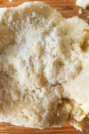 Puff Pastry Dough on a board