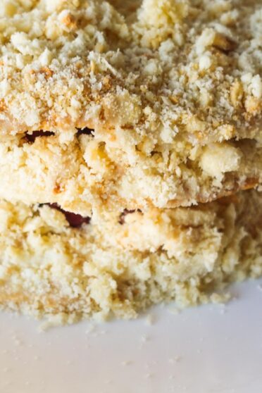 Napoleon Cake with cherries