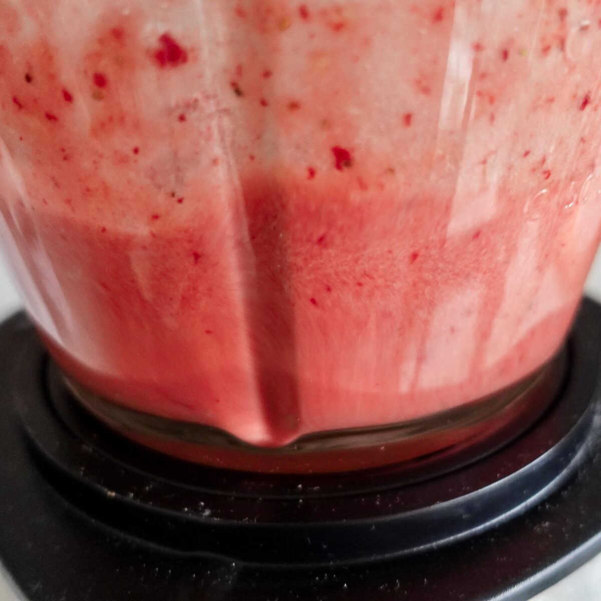 Step 2. Blend strawberries and pineapple