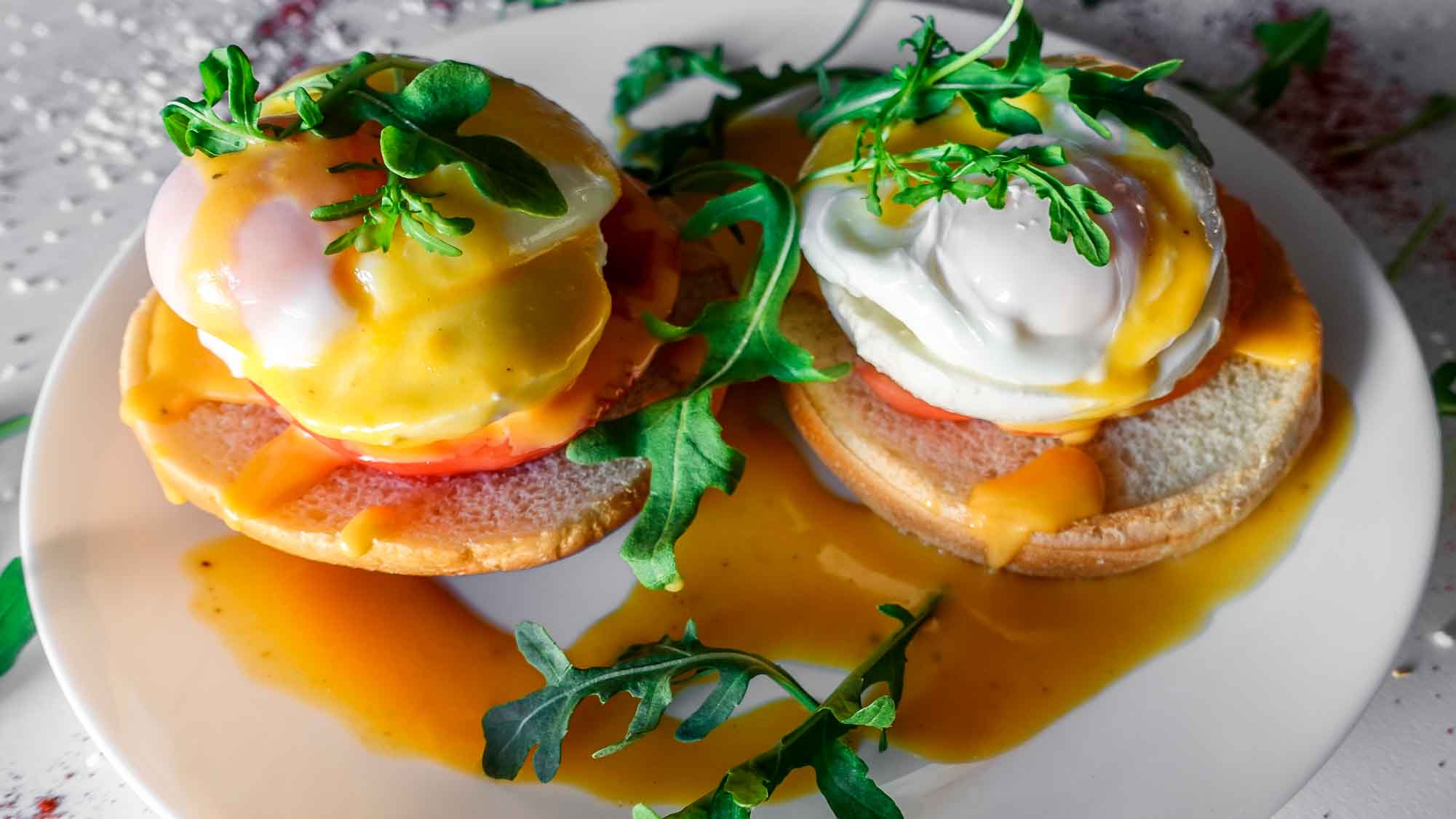 Caprese Eggs Benedict