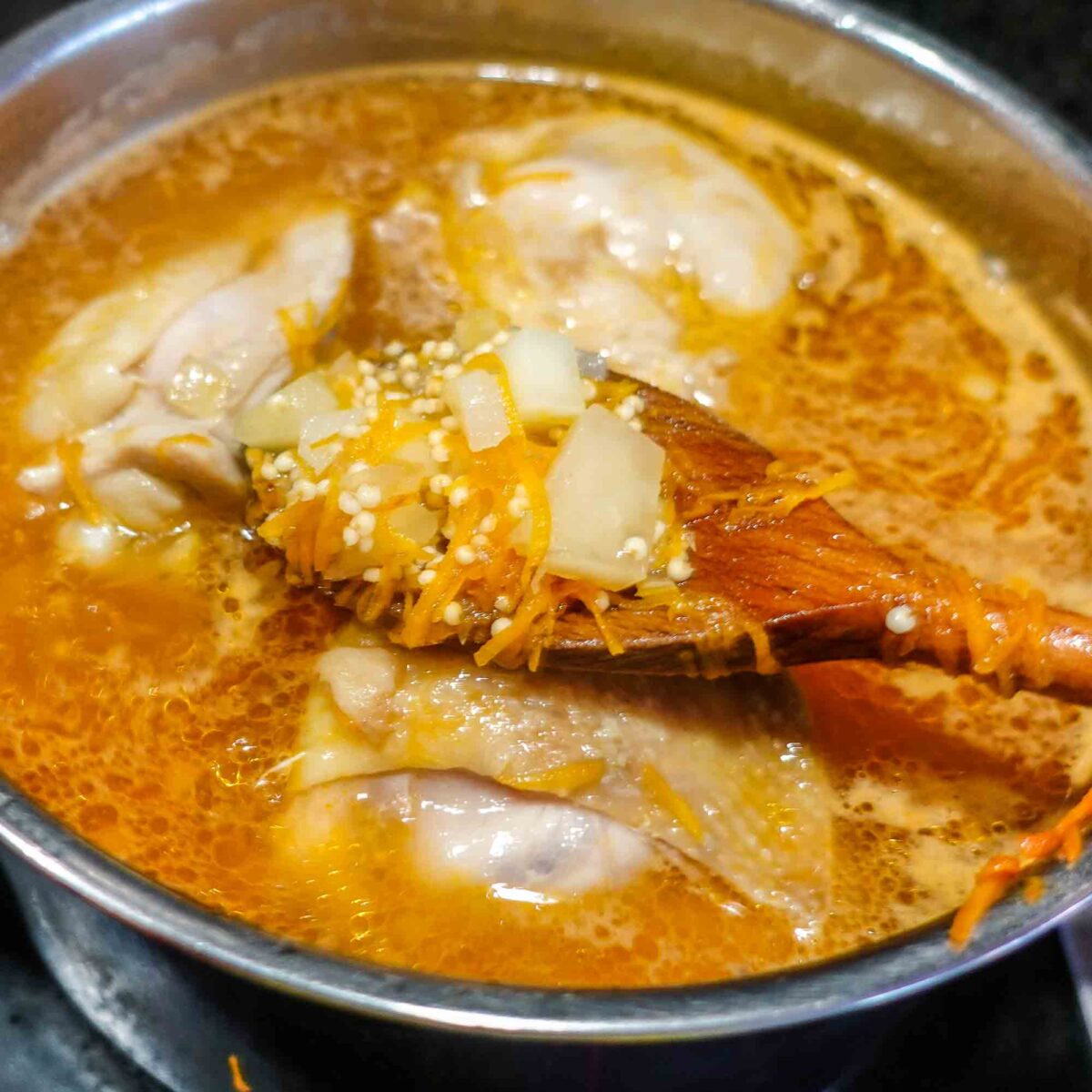 Step 5. Cook soup