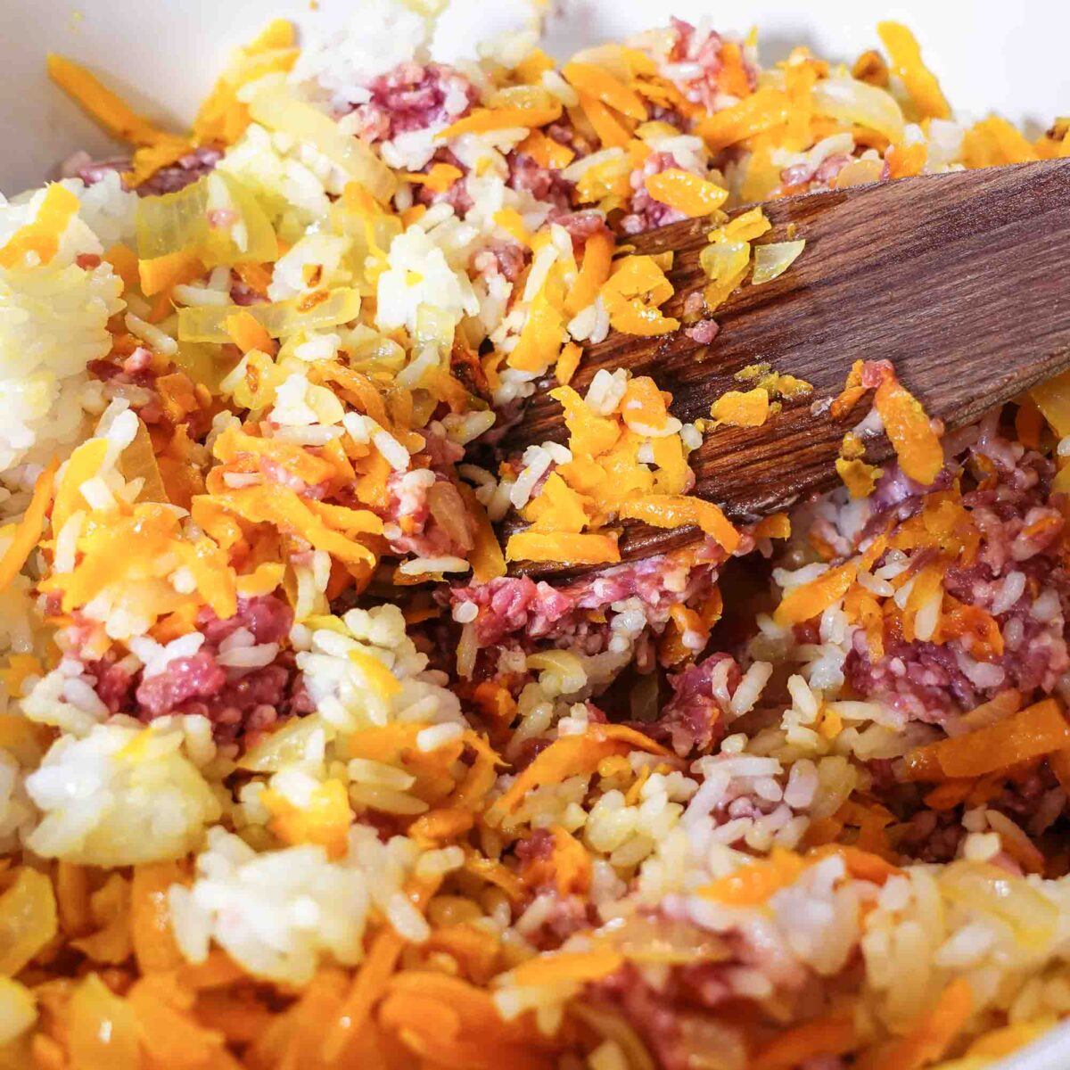 Step 4. Mix and stuff