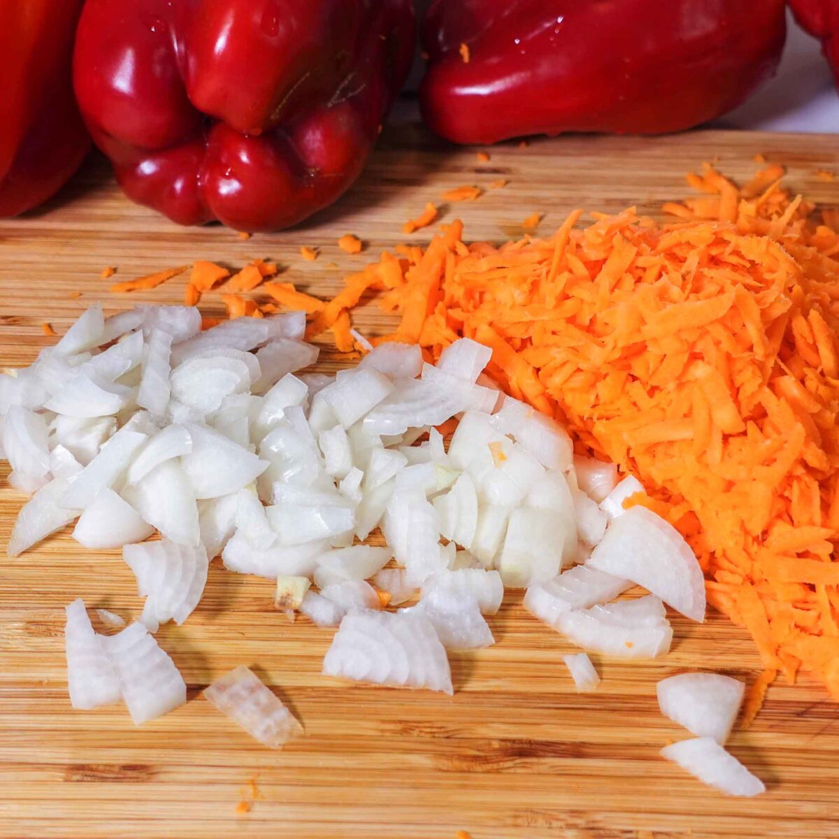 Step 3. Peel and cook vegetables