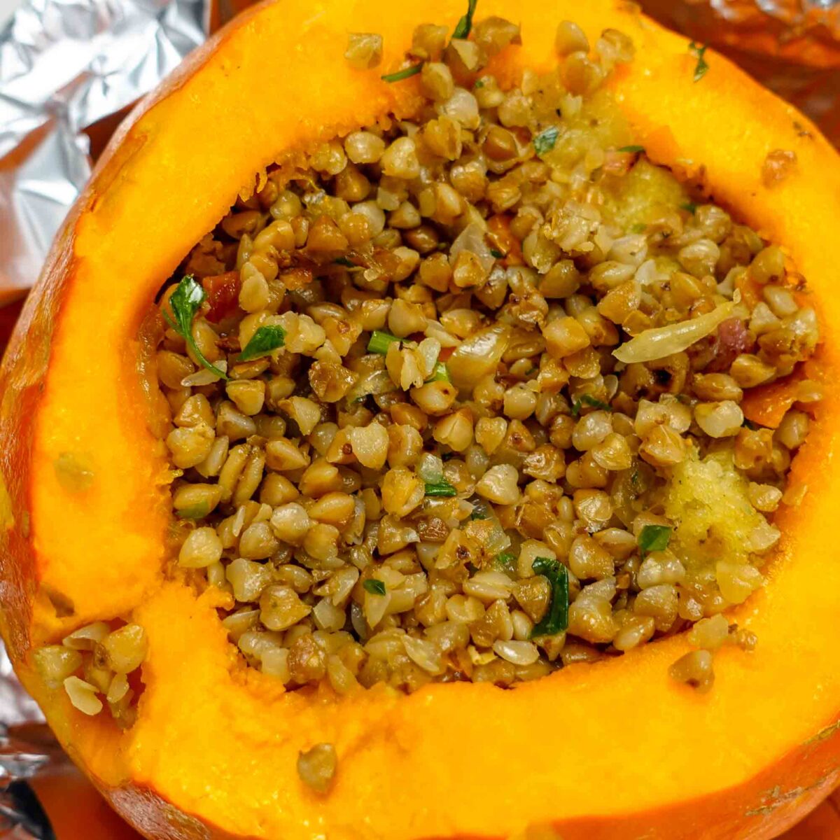 Step 6. Stuff pumpkin
