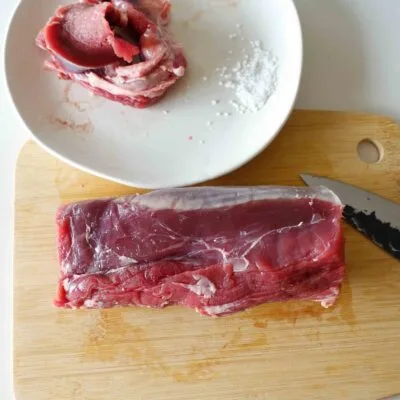 Step 1. Prepare ingredients and beef