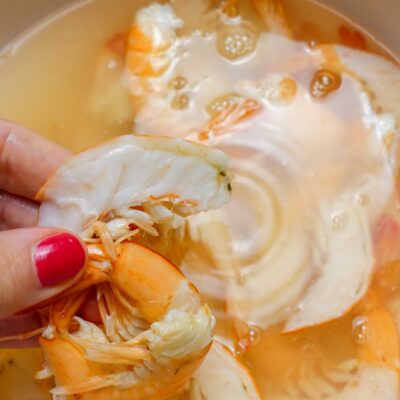 Step 3. Prepare shrimp