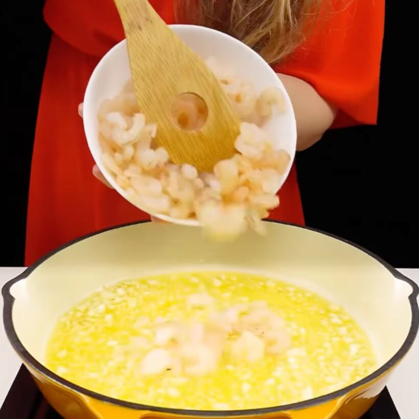 Step 4. Cook shrimp