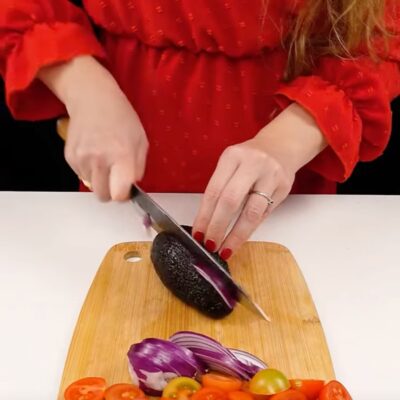Step 3. Cut vegetables
