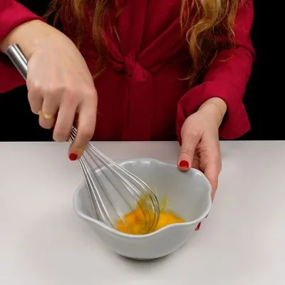 Step 1. Beat the eggs