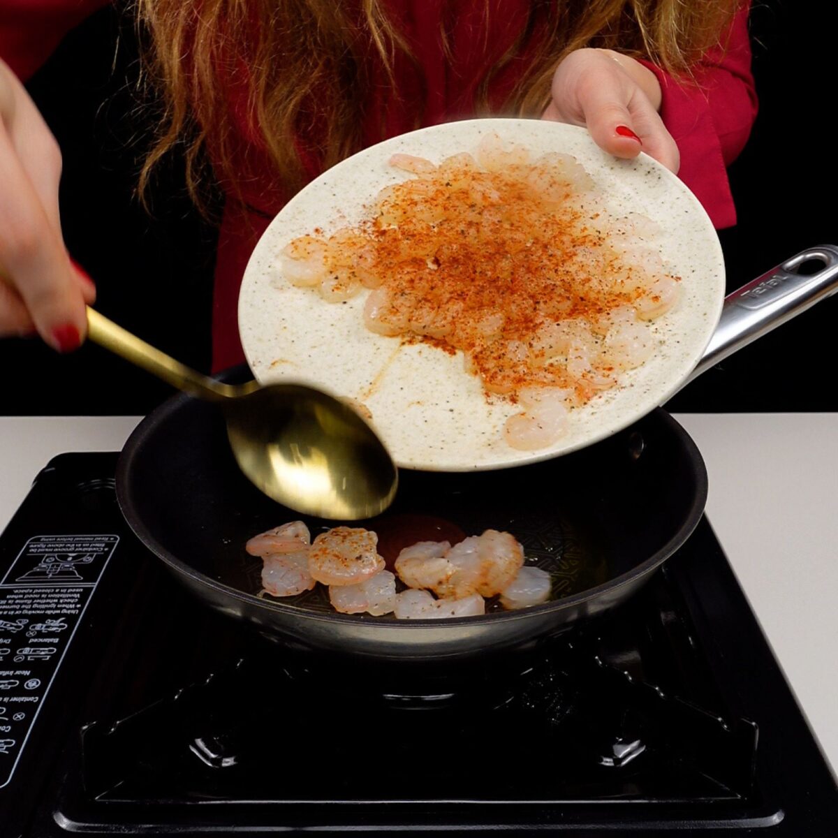 Step 2. Cook shrimp