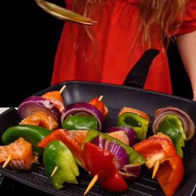 Step 5. Grill kabobs