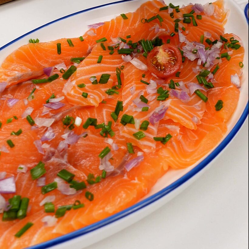 Step 5. Season carpaccio