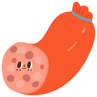 A big icon showing meat