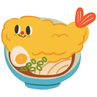 A big icon showing seafood