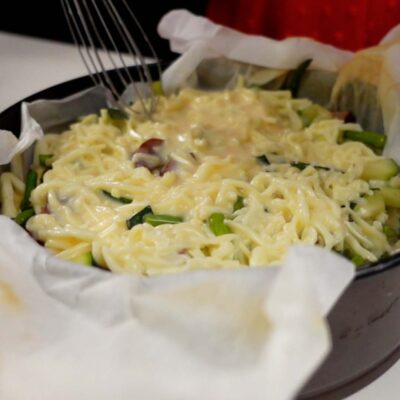 Step 7. Bake quiche