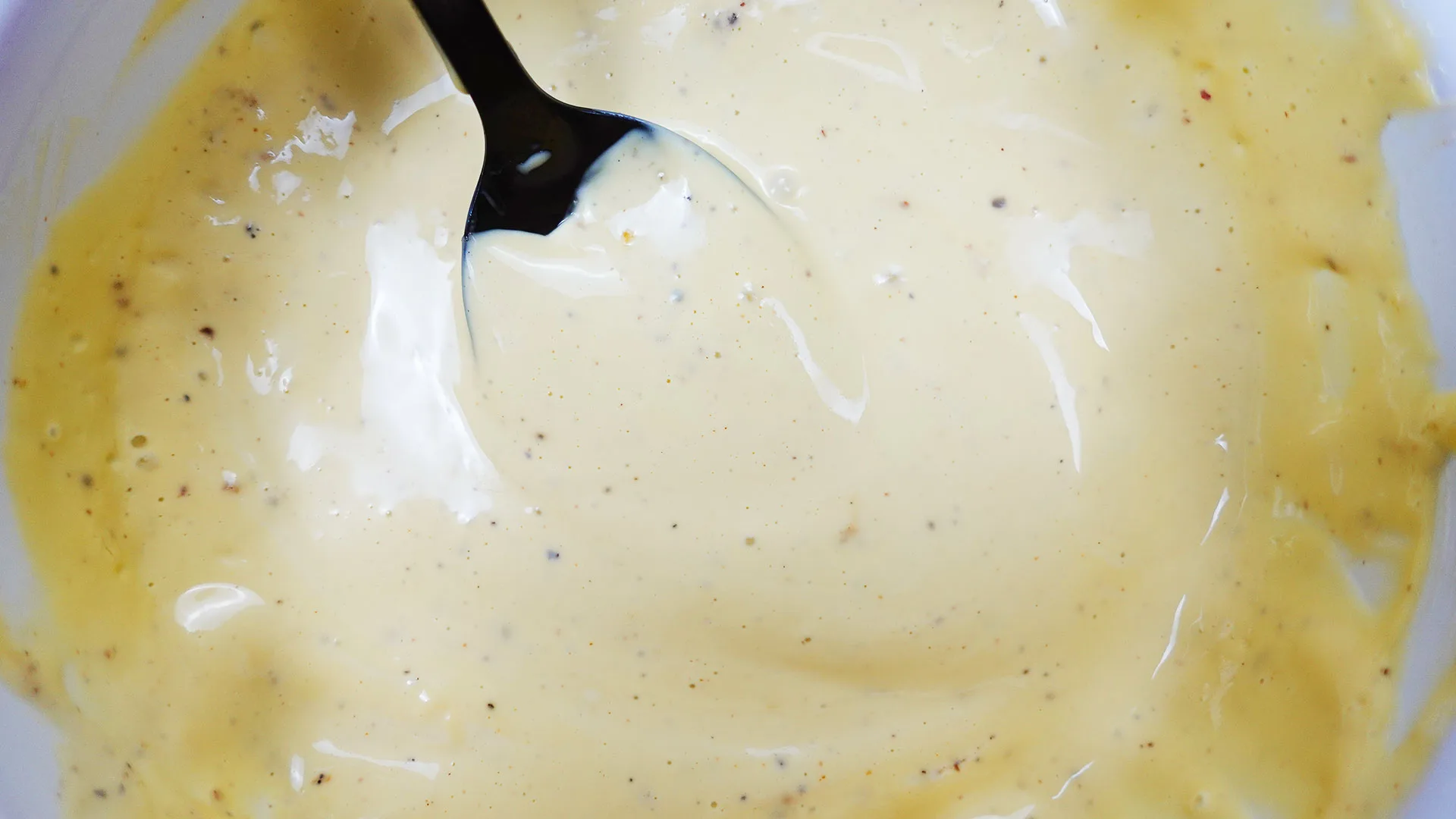 Olive oil mayo looking inviting