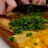 Step 3. Cut other vegetables