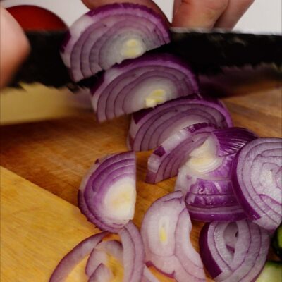 Step 2. Slice onion