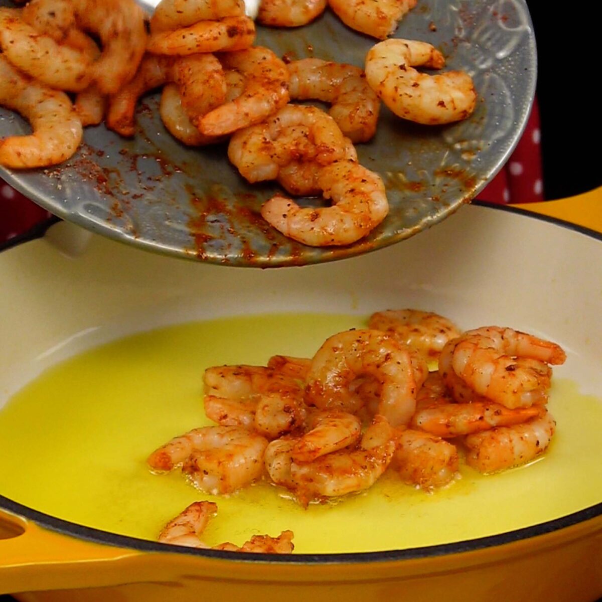 Step 3. Cook shrimp