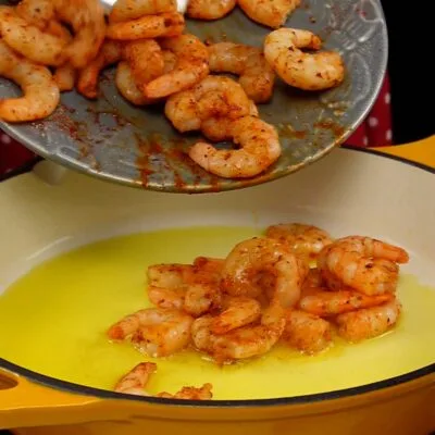 Step 3. Cook shrimp