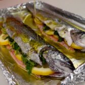 Step 2. Season and stuff fish