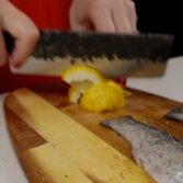 Step 2. Season and stuff fish