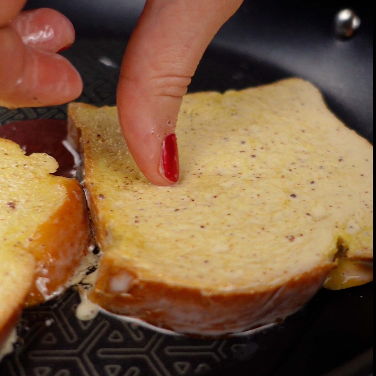 Step 2. Dip brioche