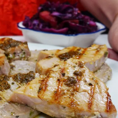 Madeiran-Style Tuna Steaks looking absolutely stunning