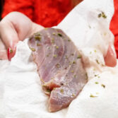 Step 3.  Cook the Tuna Steaks