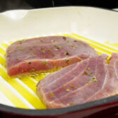 Step 3.  Cook the Tuna Steaks