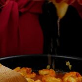 Step 3. Sear shrimp & add wine