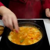 Step 3. Sear shrimp & add wine