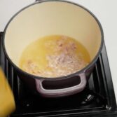 Step 2. Add saffron and reduce