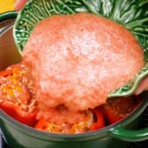 Step 6. Finish and cook peppers