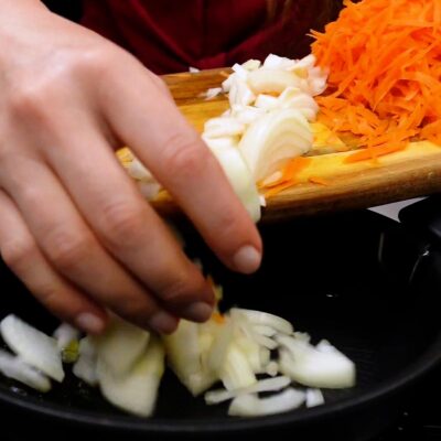 Step 2. Saute vegetables