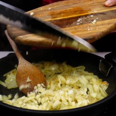 Step 2. Saute vegetables